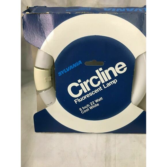 SYLVANIA UTILITY COOL WHITE CIRCLINE 8 INCH FLUORESCENT BULB LOT OF 2 NEW - Picture 2 of 2